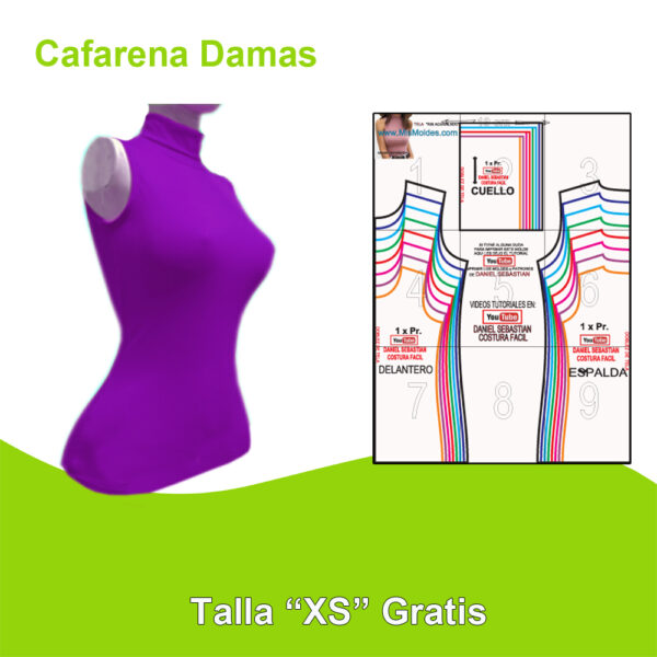 CAFARENA MANGA CERO DAMA  - TALLA "XS" GRATIS