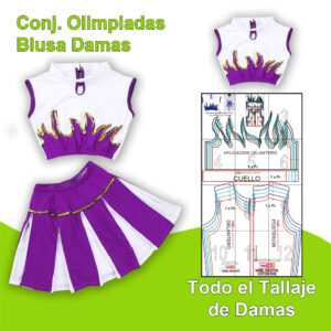 Conjunto olimpiadas - Blusa Damas