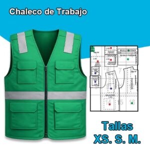 CHALECO DE TRABAJO - Tallas XS. S. M.
