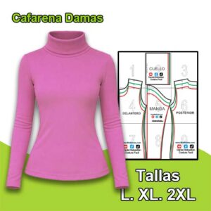 CAFARENA MANGA LARGA DAMAS - Tallas L. XL. 2XL