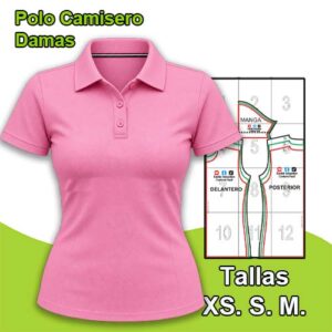 POLO CAMISERO DAMAS - Tallas XS. S. M.