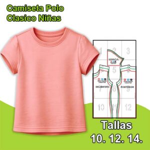 CUELLO REDONDO NIÑAS - Tallas 10. 12. 14.
