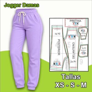 JOGGER DAMAS - Tallas XS - S - M