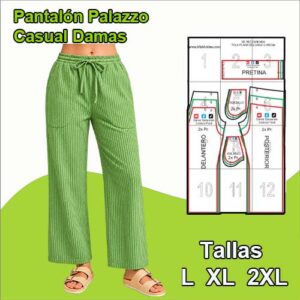 PANTALON PALAZO NIÑAS - Tallas  XS - S - M