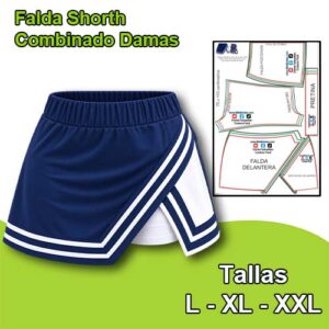 FALDA SHORTH Mod. COMBINADO - Tallas  L - XL - XXL