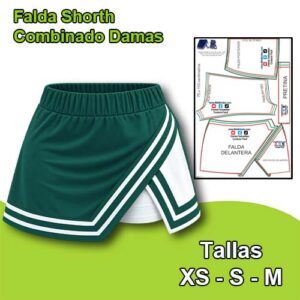 FALDA SHORTH Mod. COMBINADO - Tallas  XS - S - M