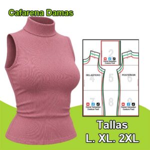 CAFARENA MANGA CERO DAMAS  L - XL - XXL