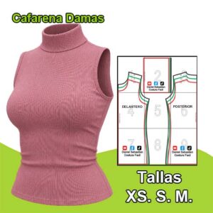 CAFARENA MANGA CERO DAMAS  XS - S - M