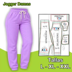 JOGGER DAMAS - Tallas L - XL - XXL