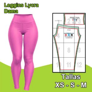 LEGGINS LYCRA DAMAS - Tallas  XS - S - M