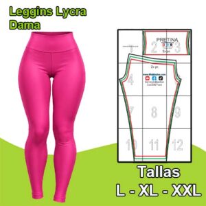 LEGGINS LYCRA DAMAS - Tallas  L - XL - XXL