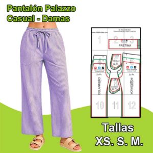 PANTALON PALAZO NIÑAS - Tallas  XS - S - M