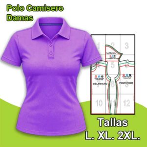POLO CAMISERO DAMAS – Tallas  L - XL - XXL