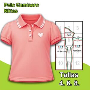 POLO CAMISERO NIÑAS - Tallas 4 - 6 - 8