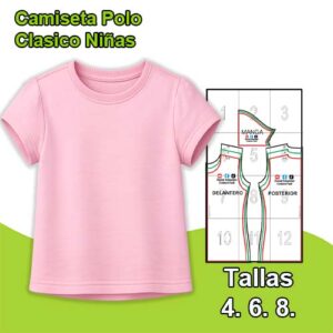 CUELLO REDONDO NIÑAS - Tallas 4 - 6 - 8